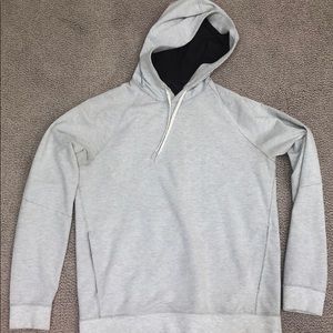 Mens light grey lulu lemon hoodie